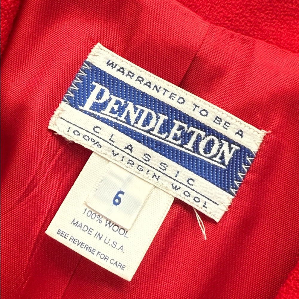 Pendleton Red Blazer - image 5